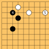 4-4 low approach joseki.